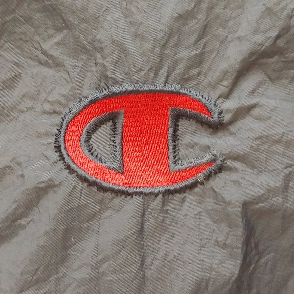 90's Vintage Champion 1/4 zip Pull-Over Youth L. - Picture 2 of 6